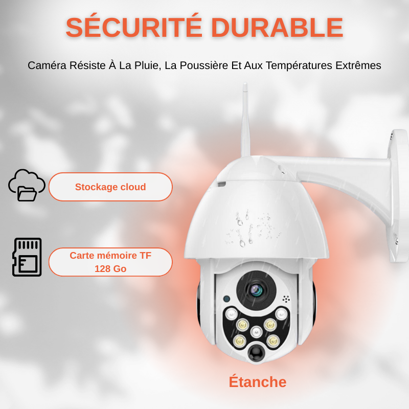 Caméra De Surveillance Wifi Sans Fil