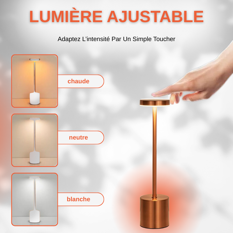 Lampe de Table LED Sans Fil Rechargeable