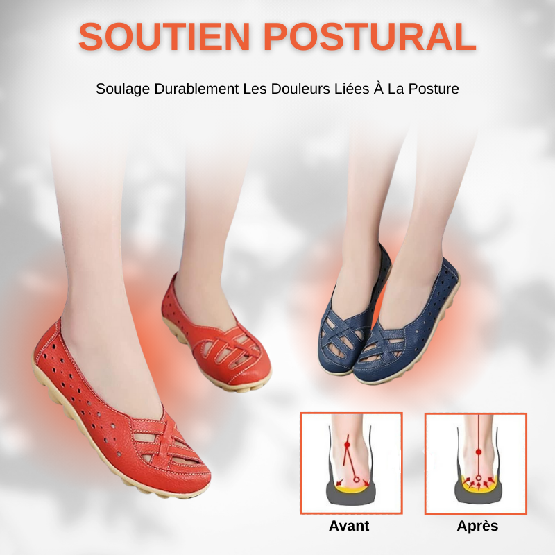 Ballerines En Cuir Confortables