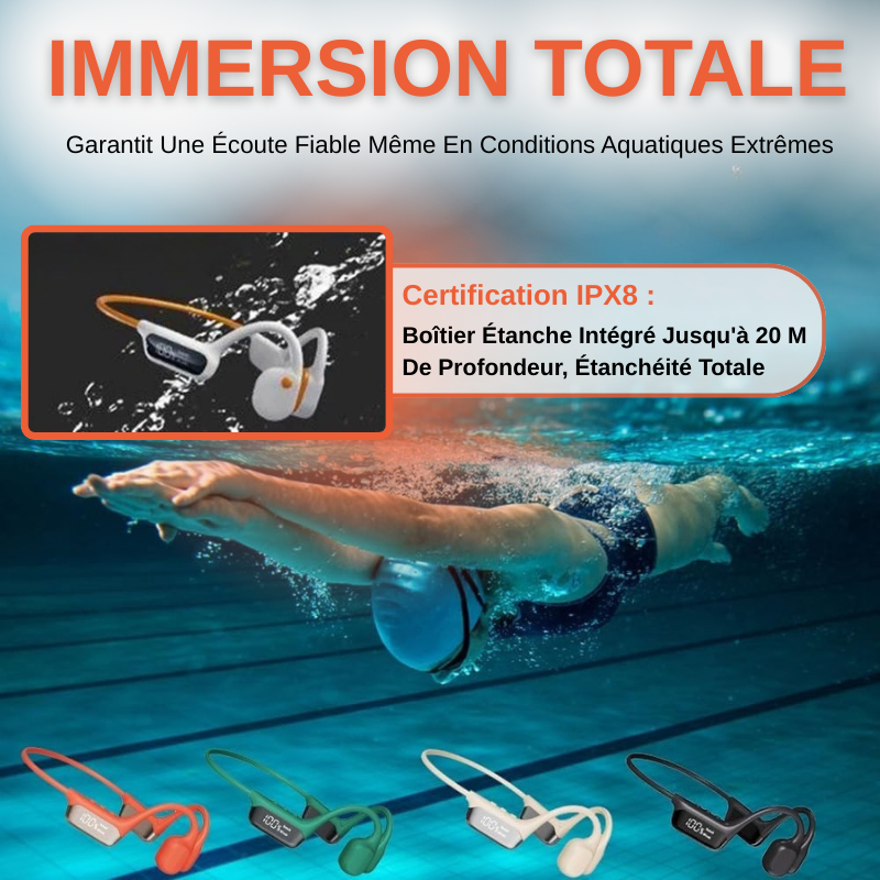 Ecouteur Sans Fil Conduction Osseuse
