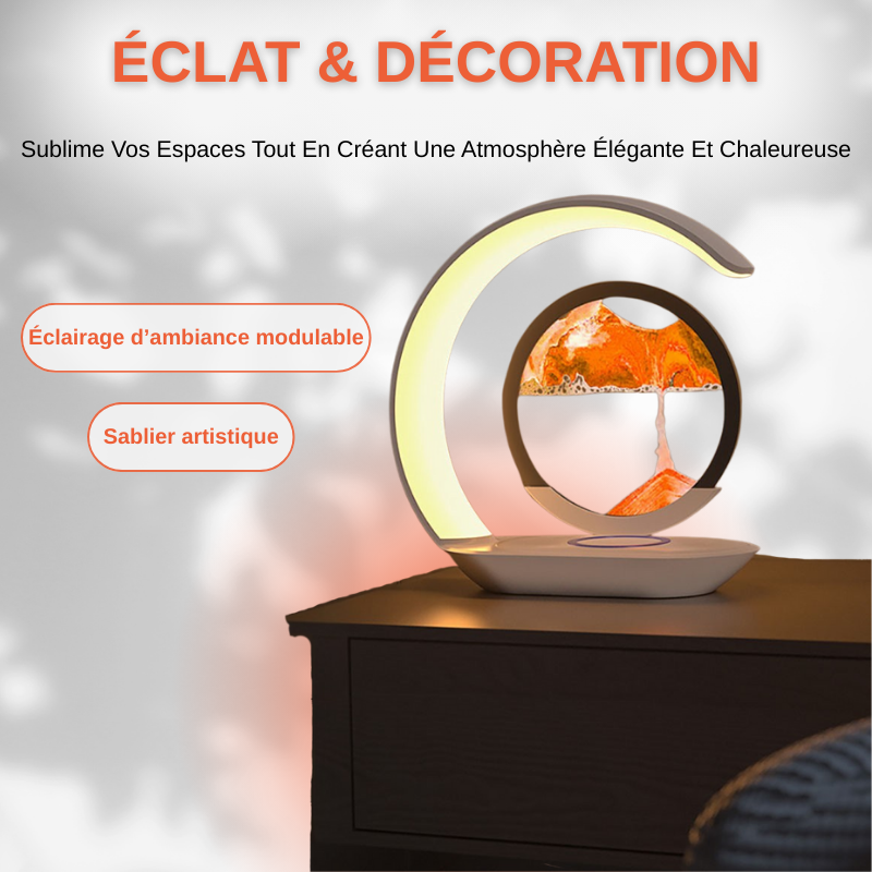 Lampe de Table Sablier 3D
