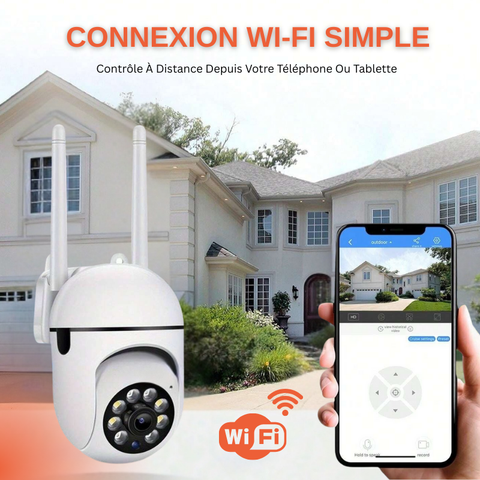 Caméra De Surveillance Extérieure Connectée