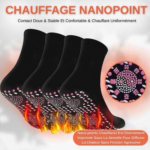 Chaussettes Magnétiques Auto-chauffantes