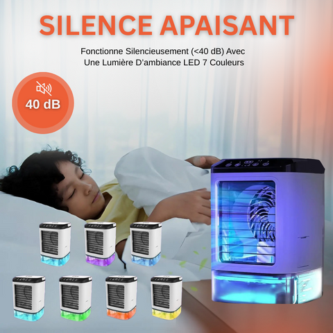 Mini Climatiseur Portable à 3 Vitesses