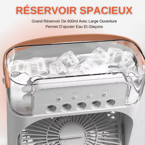 3 en 1 Mini Climatiseur Portable et Mobile Silencieux