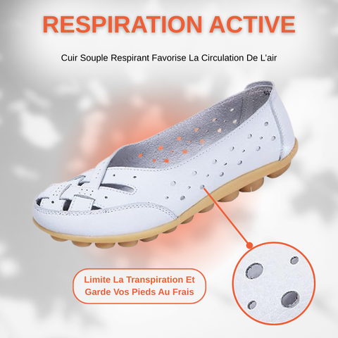 Ballerines En Cuir Confortables