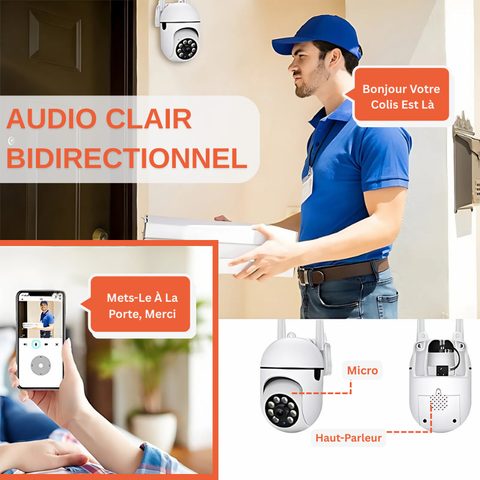 Caméra De Surveillance Extérieure Connectée