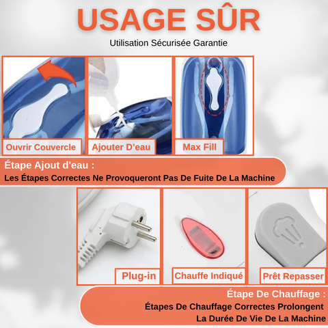 Défroisseur Vapeur Portable