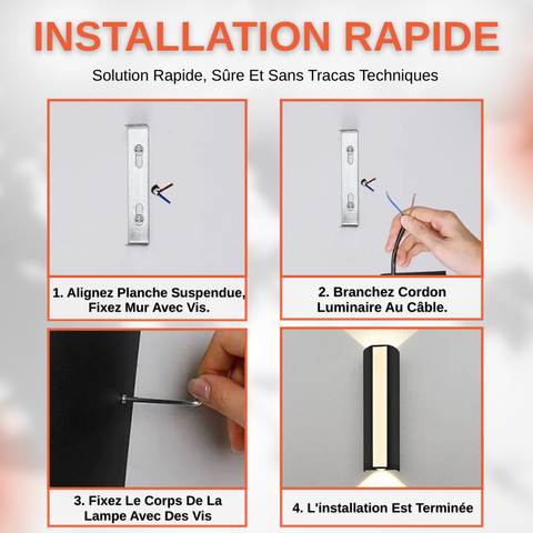 Applique murale lampe à LED Extérieur