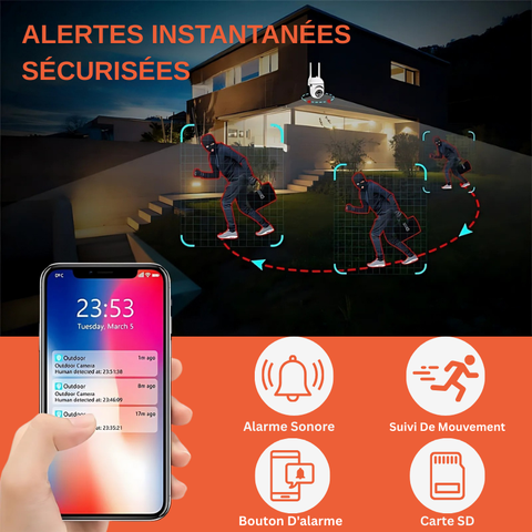 Caméra De Surveillance Extérieure Connectée