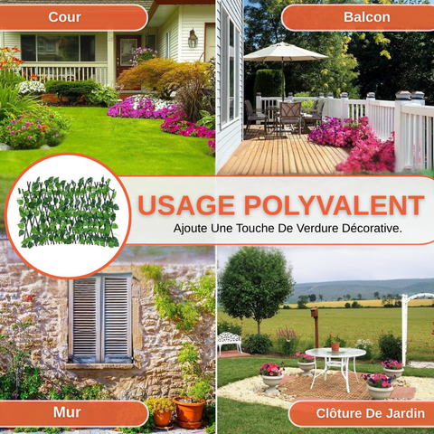 Clôture de Plante de Jardin Artificielle