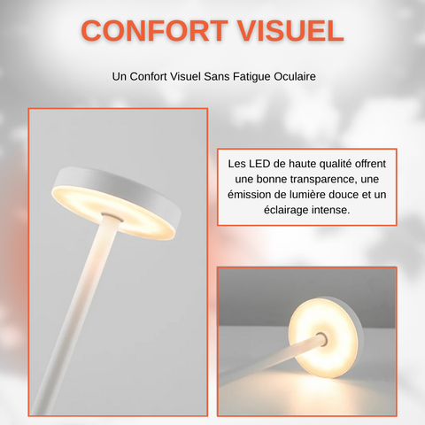 Lampe de Table LED Sans Fil Rechargeable