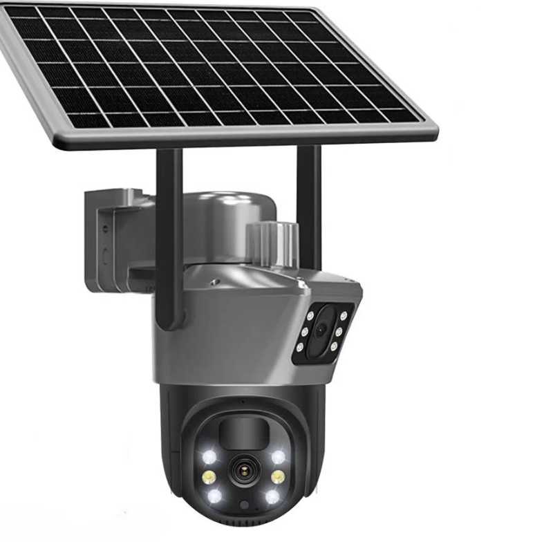 Caméra De Sécurité Extérieure Solaire WiFi 4K 8MP