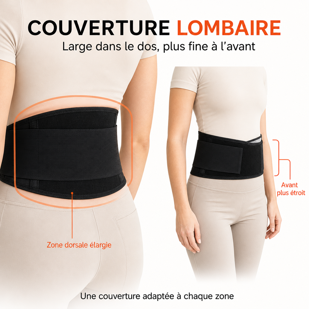 Ceinture Lombaire Magnétique Auto-chauffante