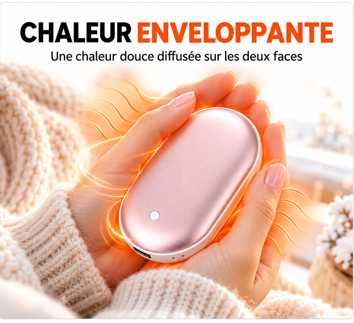 Chauffe-Mains Électrique Rechargeable