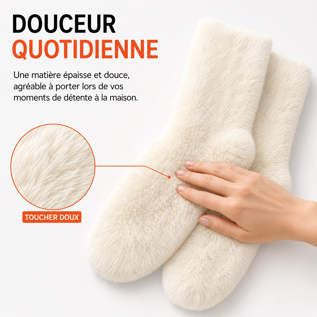 Chaussettes Thermiques Femme Douces & Ultra Chaudes