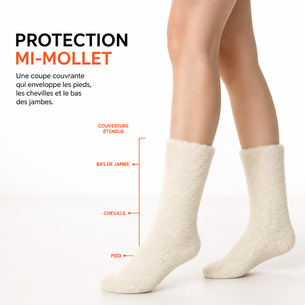Chaussettes Thermiques Femme Douces & Ultra Chaudes