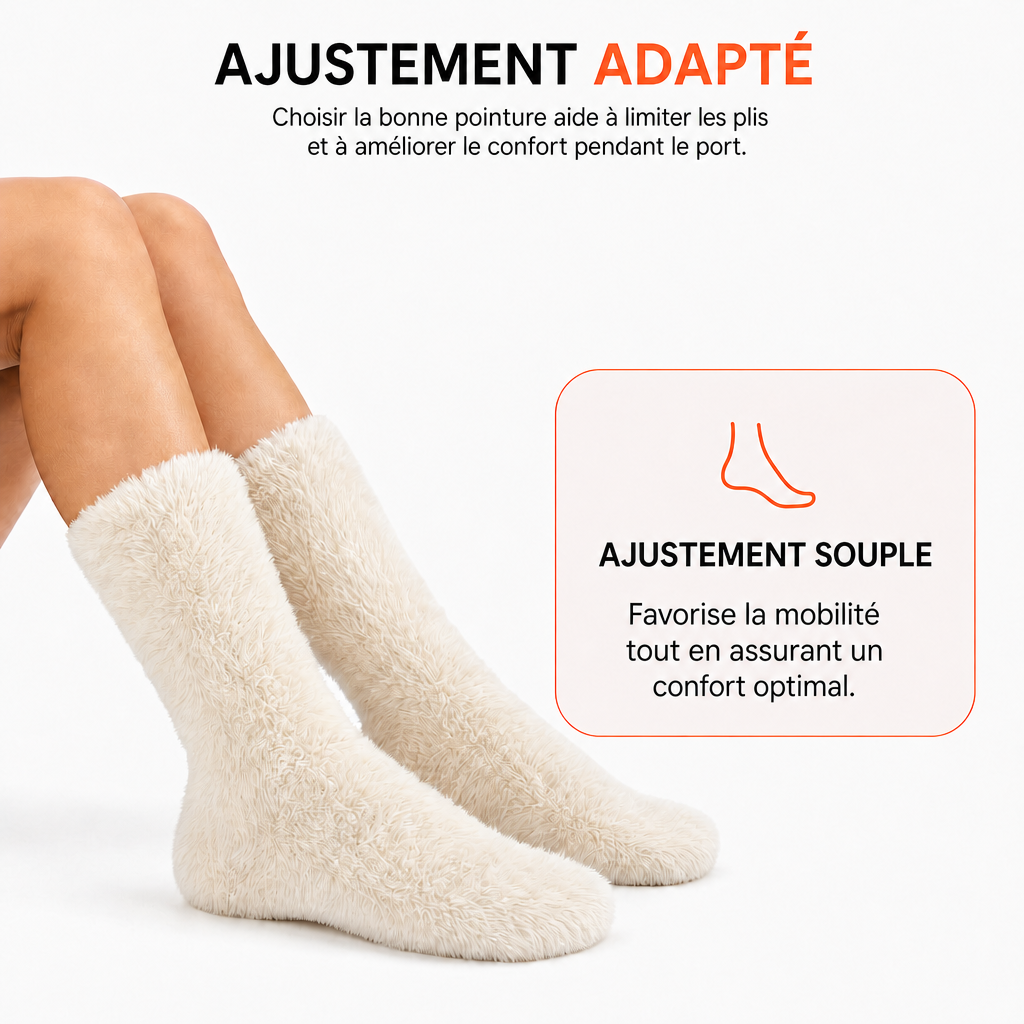 Chaussettes Thermiques Femme Douces & Ultra Chaudes