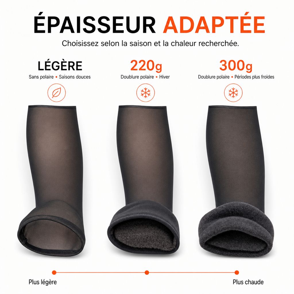 Collants Chauds Polaire Pour Femme