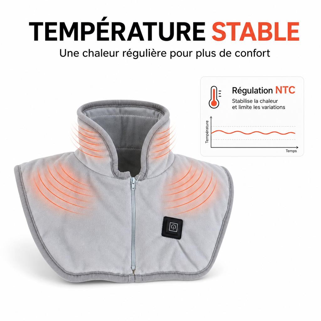 Coussin Chauffant Cervicales USB Pour Nuque & Épaules