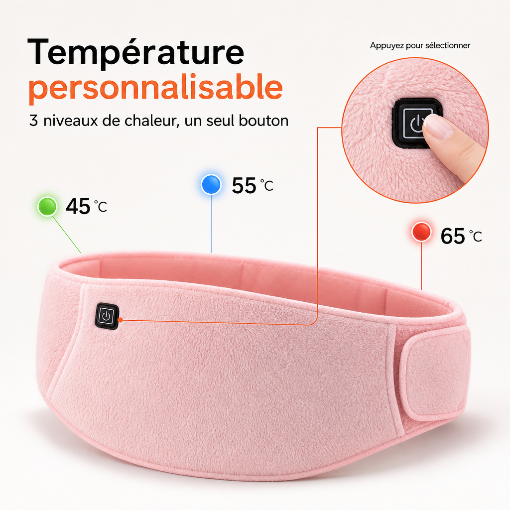 Coussin Chauffant Électrique USB pour Mains, Pieds & Abdomen