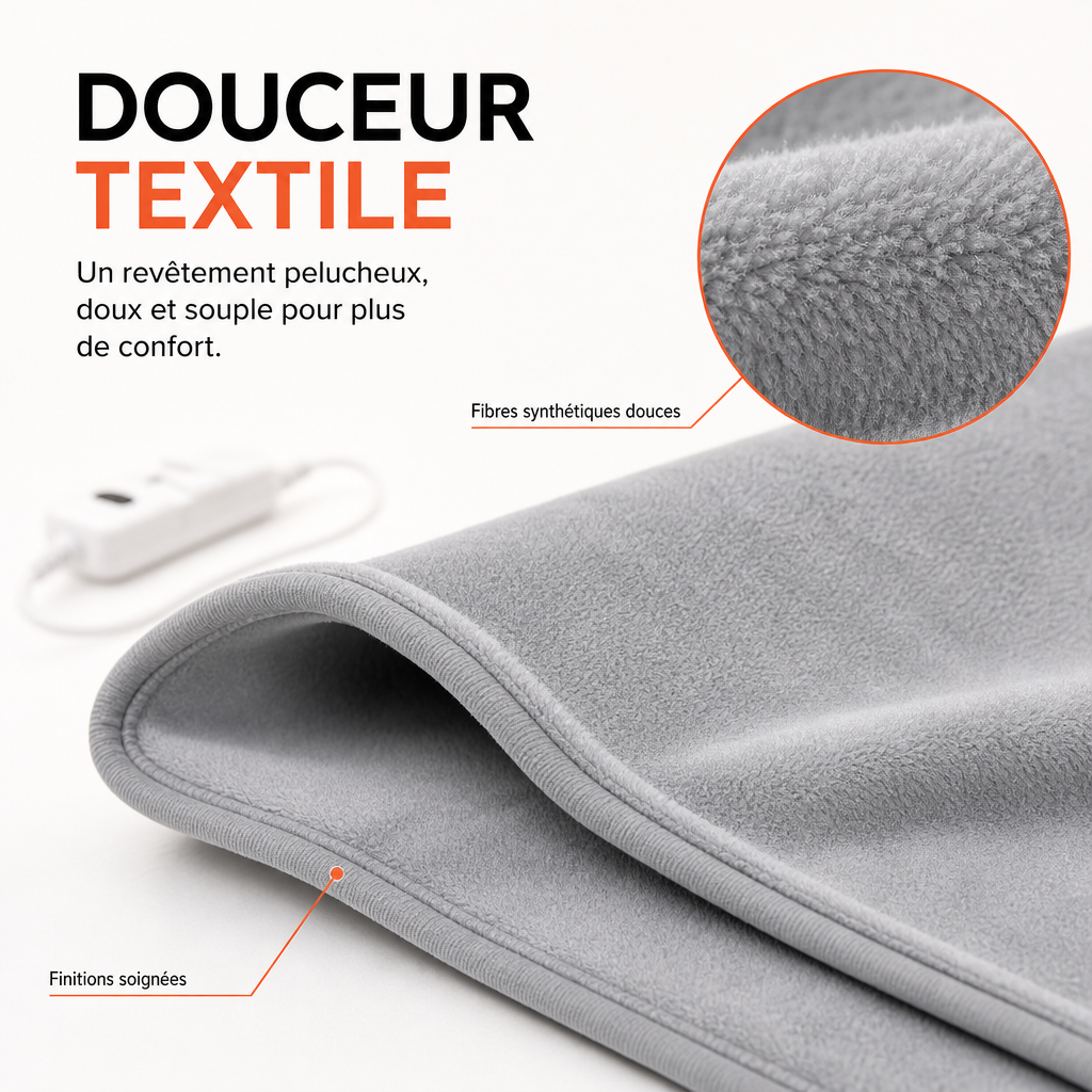 Couverture Chauffante Électrique à Température Réglable