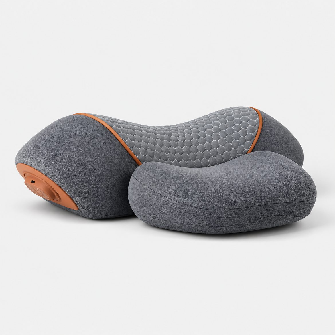 Coussin Masseur Cervical Chauffant avec Vibration & Traction Réglable