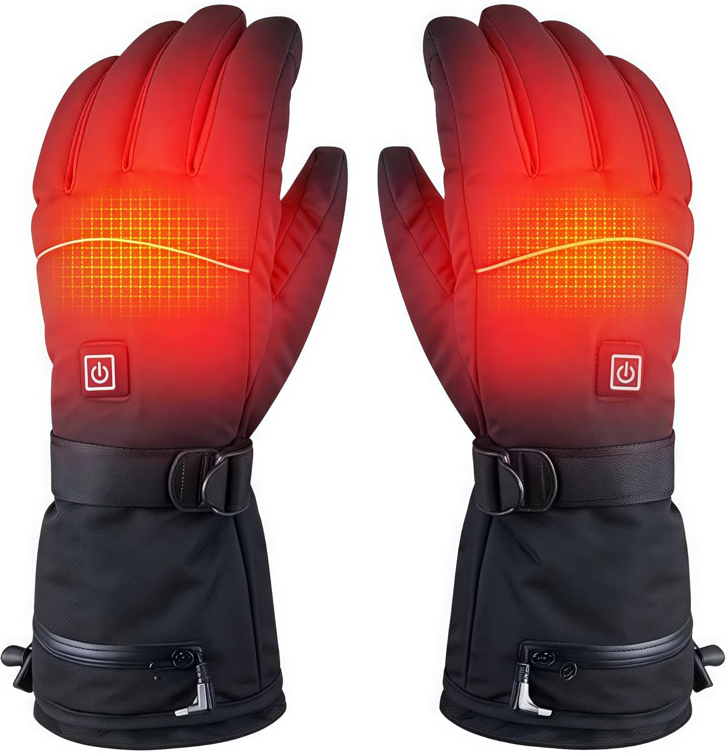 Gants Chauffants Hiver Unisexes Imperméables avec Batterie Rechargeable warmstyle®