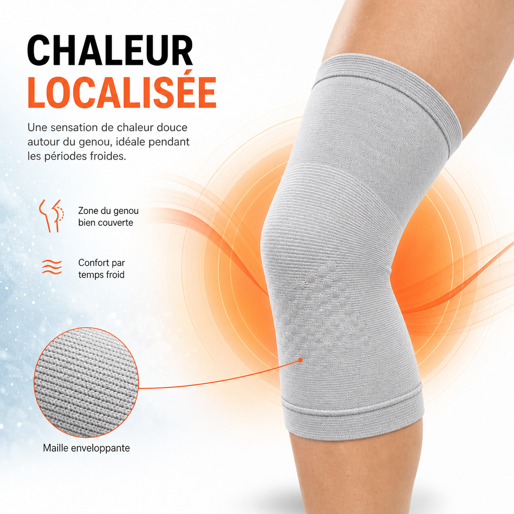 Genouillères Auto-Chauffantes à Tourmaline