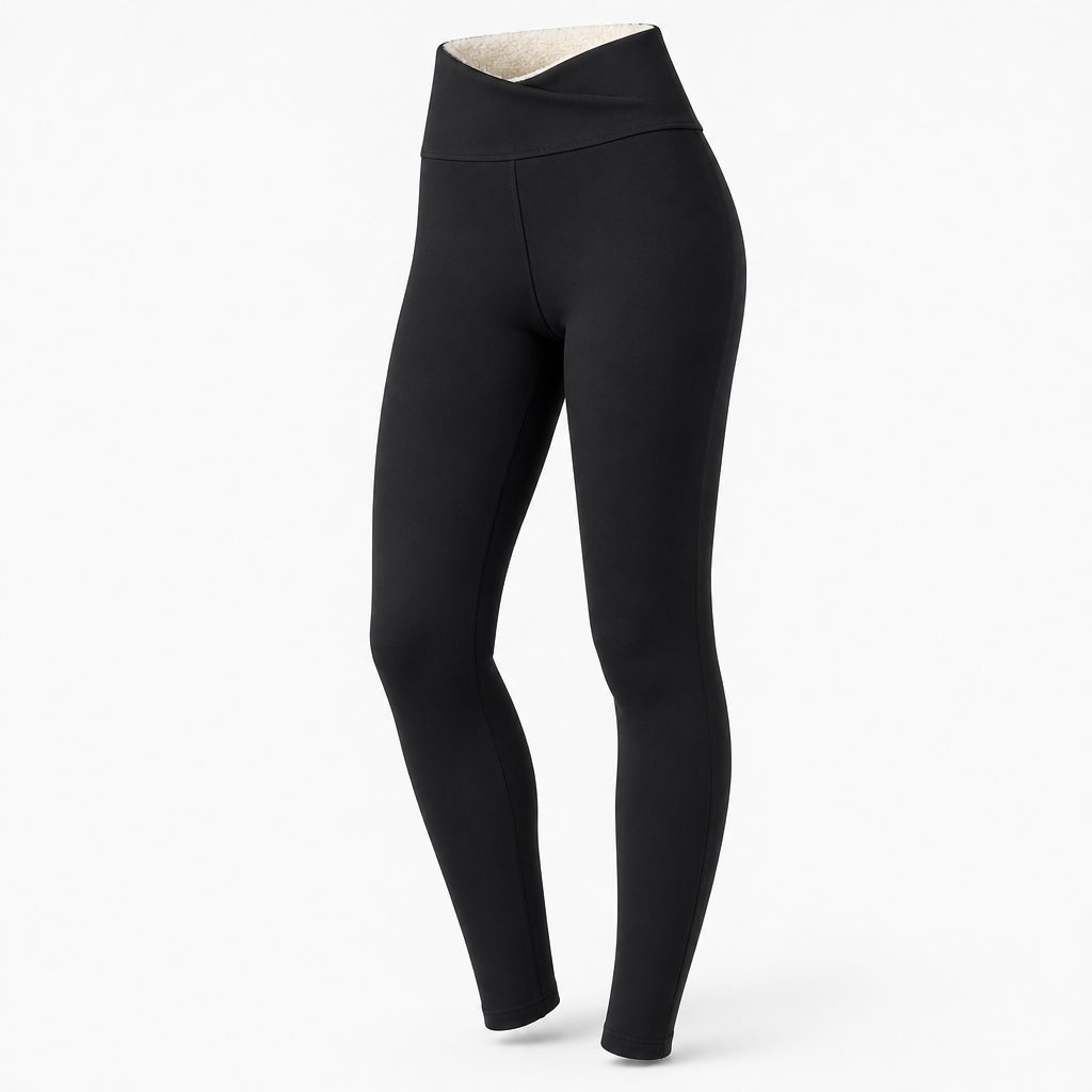 Legging Polaire Femme Taille Haute – Doublure Ultra-Douce, Chaud & Extensible pour l’Hiver