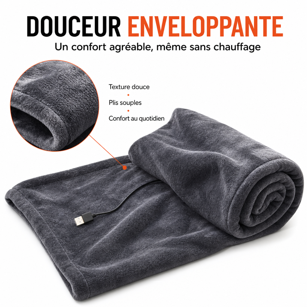 Plaid Chauffant Électrique